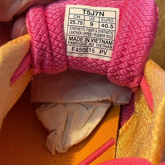 ASICS Gel Quantum 180 Hot Pink Orange Pop - Picture 5 of 8